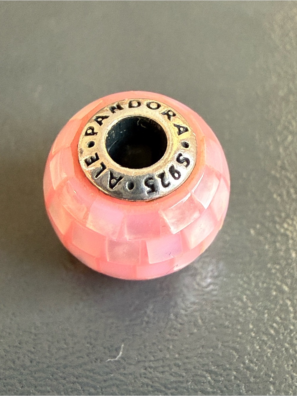 Pandora Essence Retired Charm - Pink “Compassion”